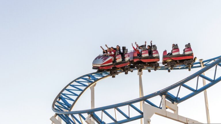 roller coster like those at Ohio amusement parks