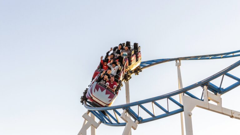 rollercoaster in a North Carolina amusement park