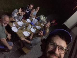 family around the dinner table