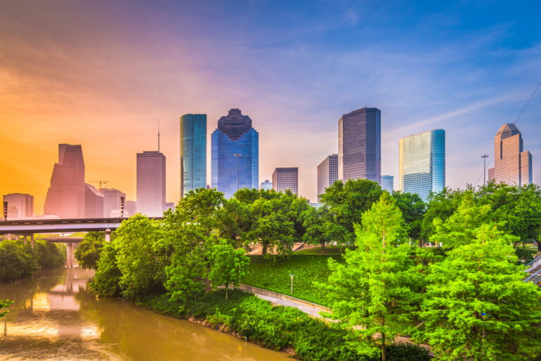 Houston, Texas, USA downtown city skyline