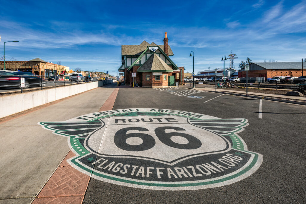 route 66 in flagstaff arizona