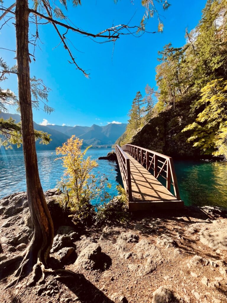 Bridge over waterway in the PNW