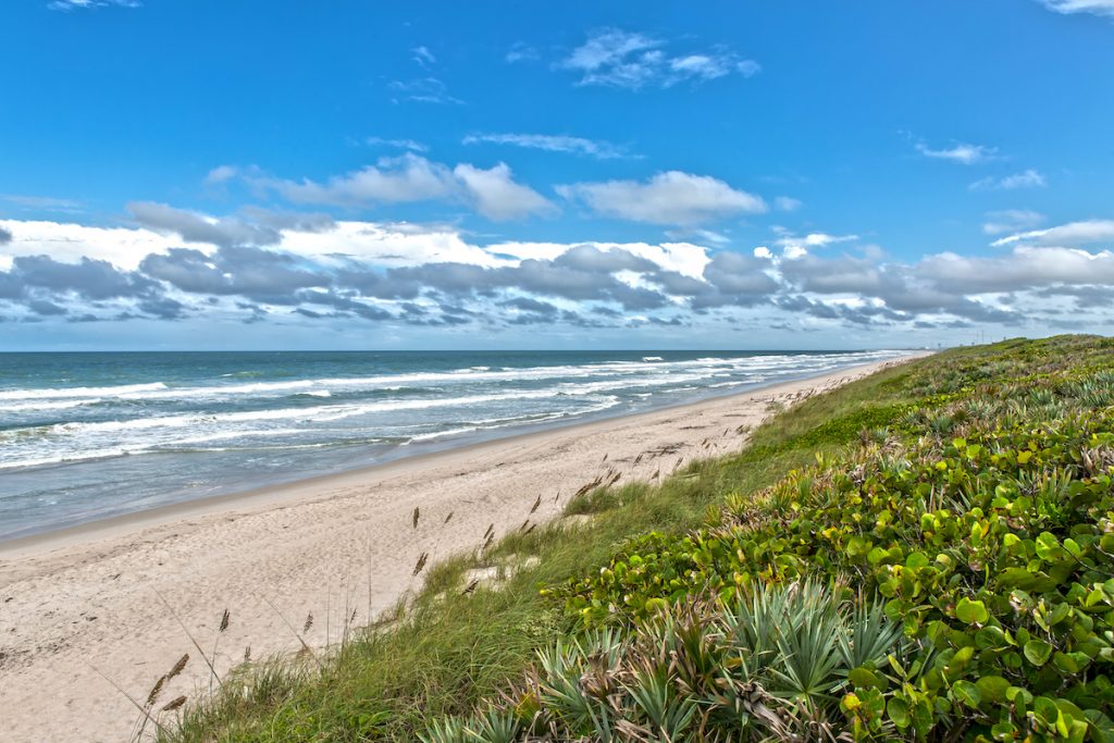 Florida beach on sunny day