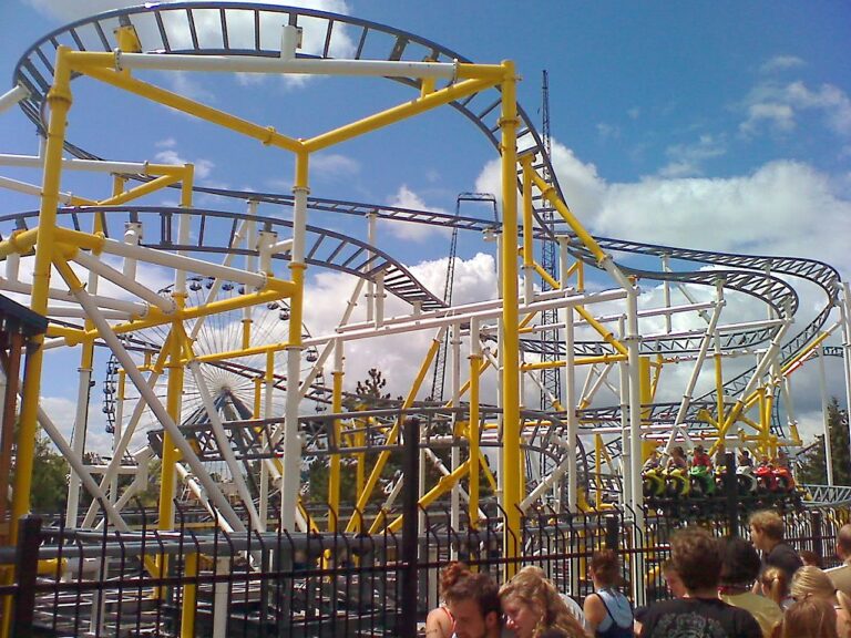 Coaster at Six Flags Darien Lake