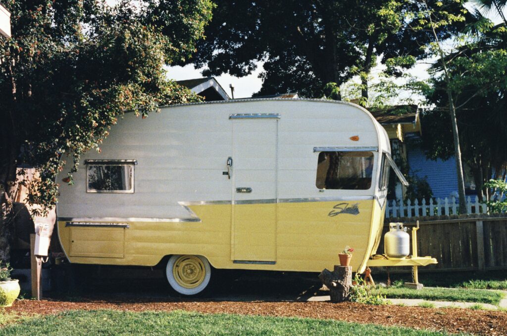 RV next to house