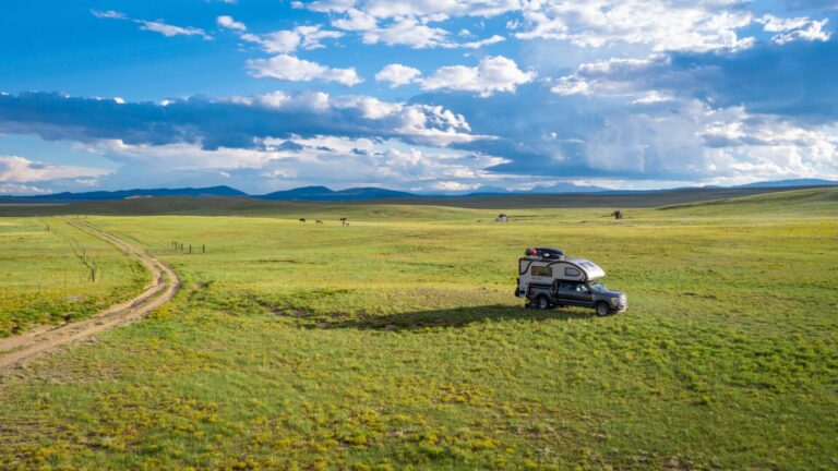 RV in field