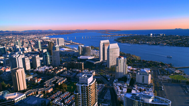 a view of downtown San Diego