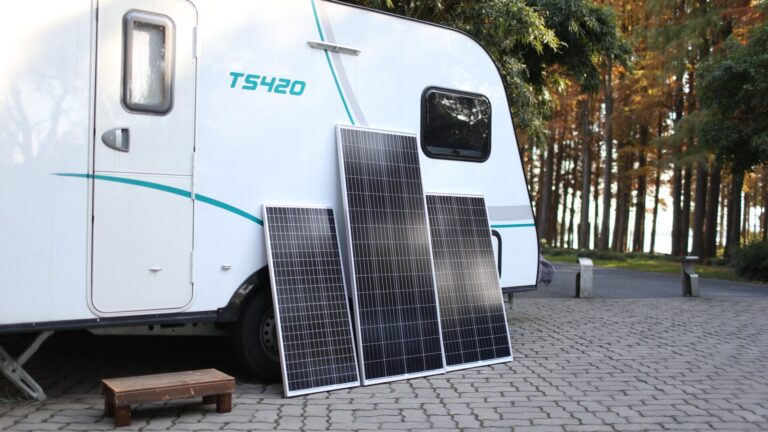 Eco friendly RV with solar panels