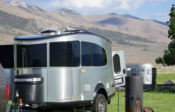 Airstream Basecamp 16 in the mountains