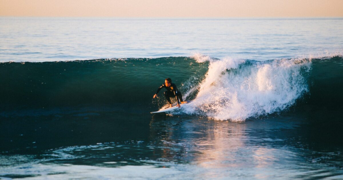 Person surfing