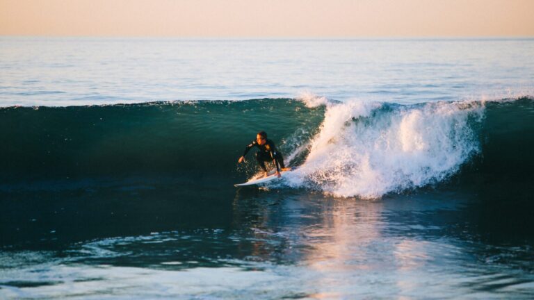 Person surfing