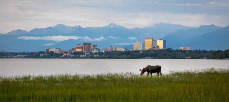 Anchorage is one of several great destinations when RV camping in Alaska