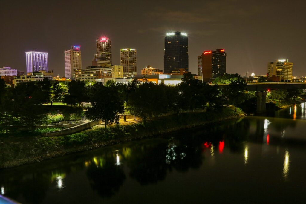 Skyline of Little Rock Arkansas 