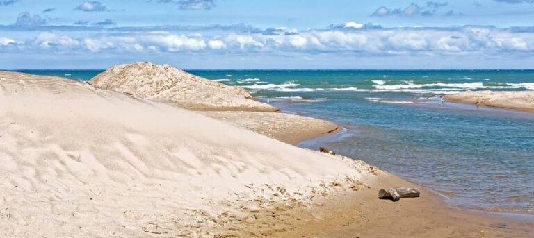 The Indiana Sand Dunes make a great stop while RV camping in Indiana