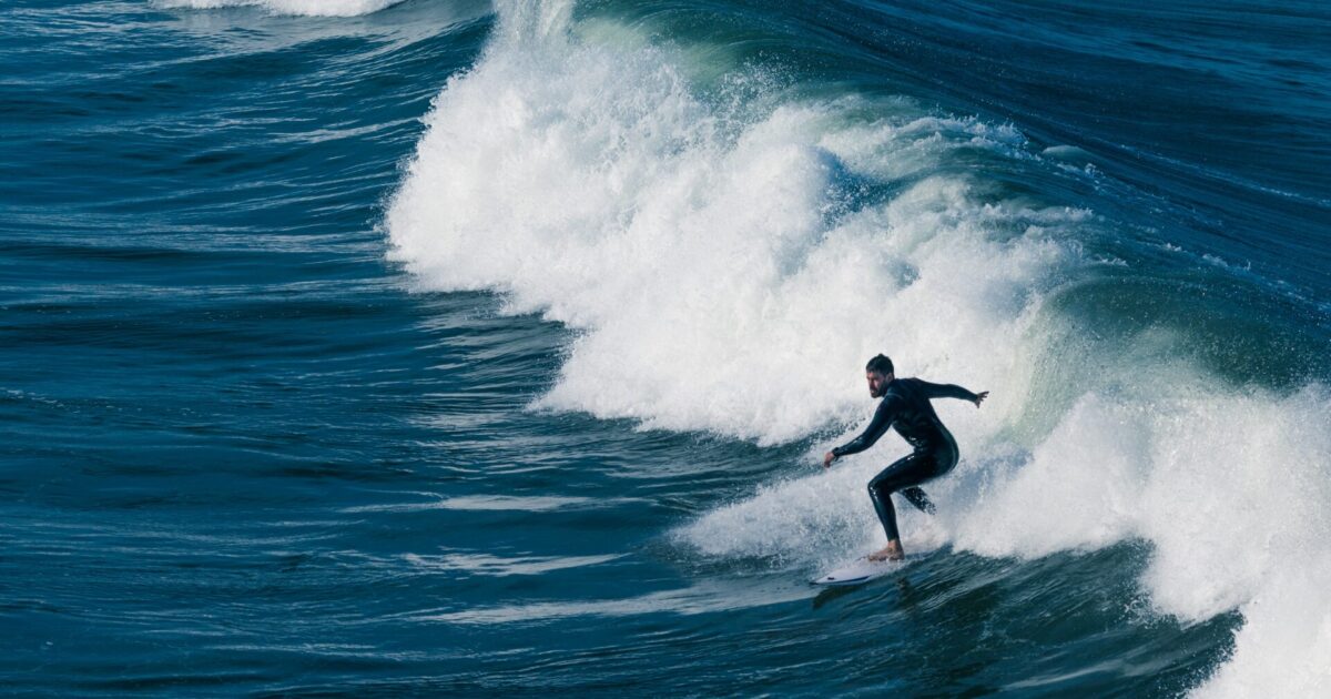 Man surfing in San Diego: one of the best extreme sports