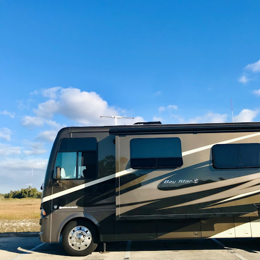 RV parked in casino in Florida