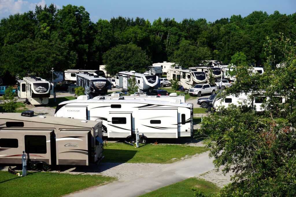 Campground full of RVs