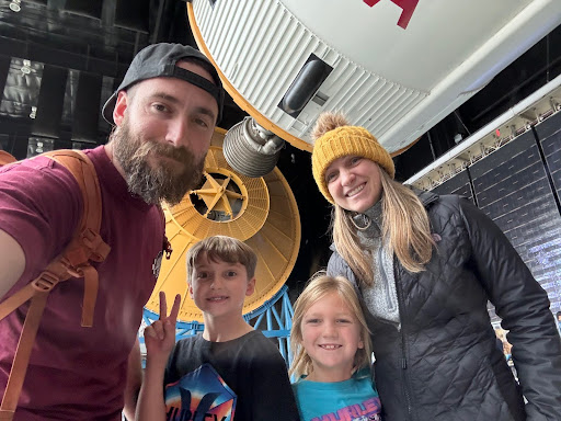 family in museum using the ASTC program