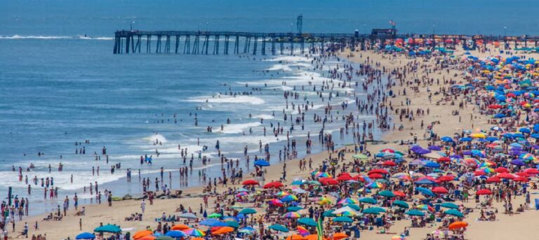 Ocean City, Maryland is the end of U.S. Route 50 across America