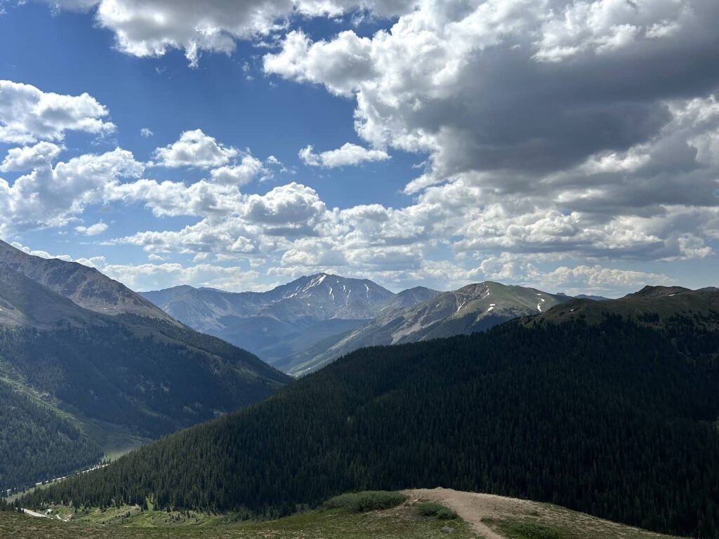 View of La Plata Peak from Independence Pass - Leadville CO