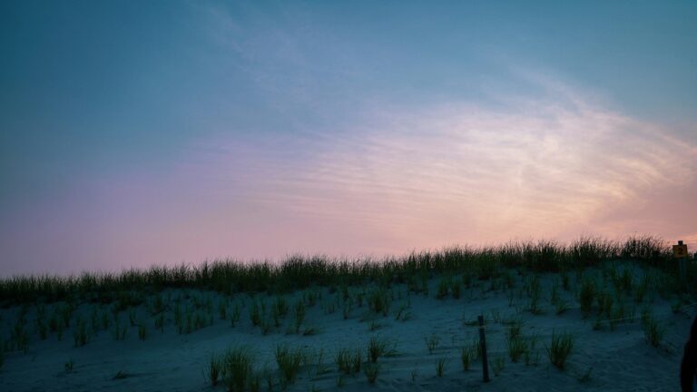 Cape Cod beach at sunset