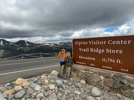 Kids at the Alpine Visitor Center In RMNP