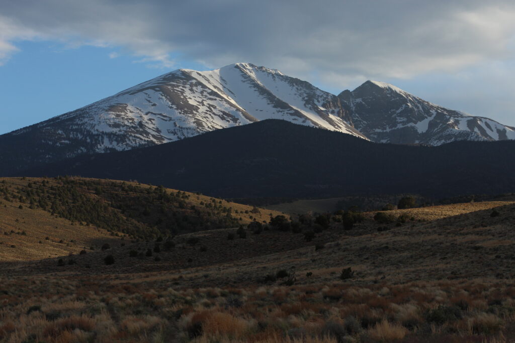 Great Basin National Park view from the basin highway 