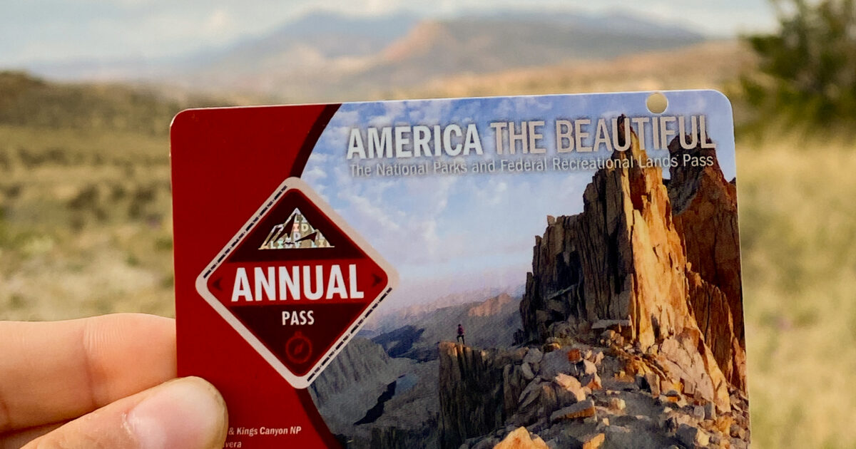 America the beautiful pass in nature