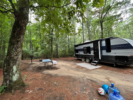 RV in Thousand Trails Campsite  in Cape Cod, MA