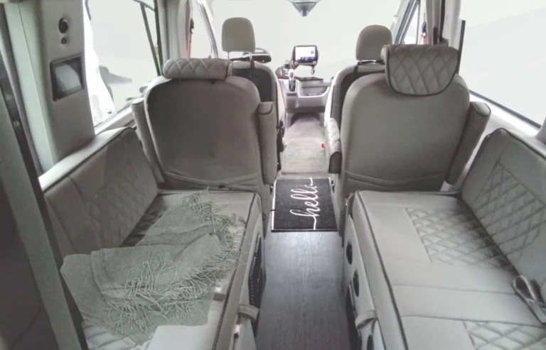 interior of a 2020 Mercedes-Benz - Sprinter Ultimate Coach for rent