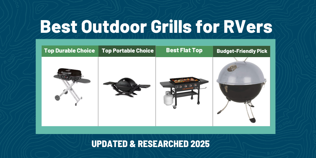 comparison table for the best outdoor grills of 2025