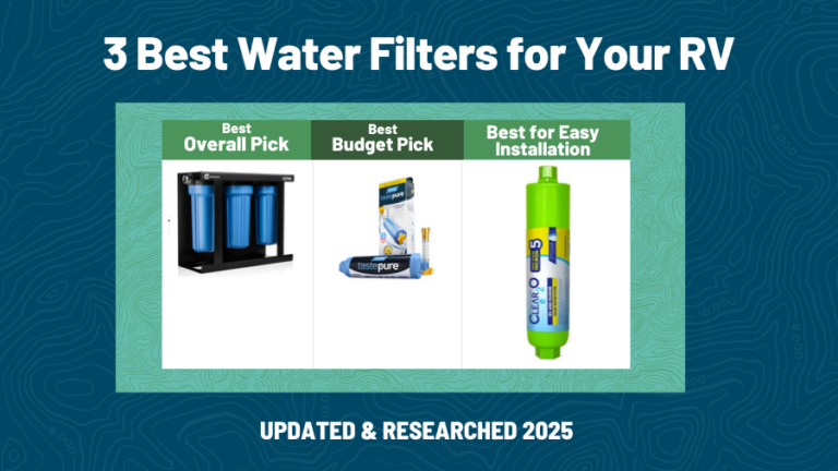 table comparison of 3 Best Water Filters for Your RV