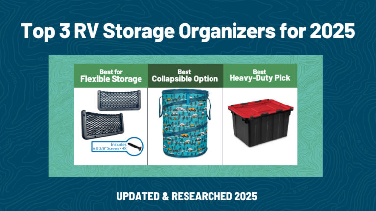 table comparison of Top 3 RV Storage Organizers for 2025