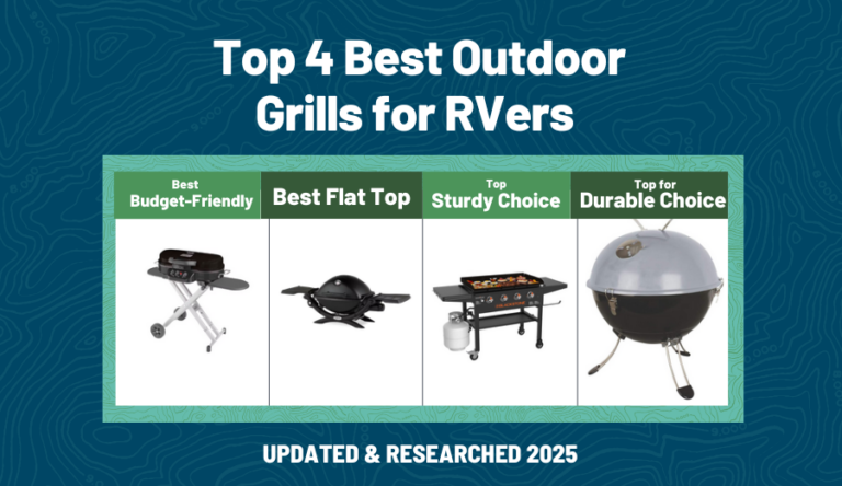 table comparison of 4 Best Outdoor Grills for RVers