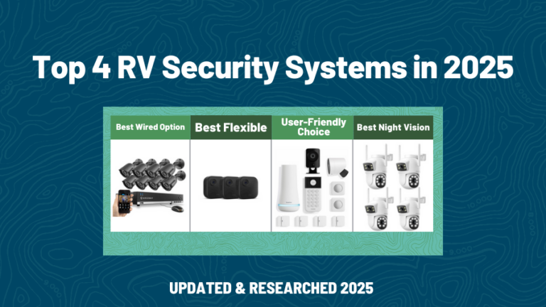 Table comparison of Top 4 RV Security Systems in 2025