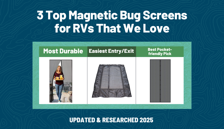 Table comparison of 3 Top Magnetic Bug Screens for RVs That We Love