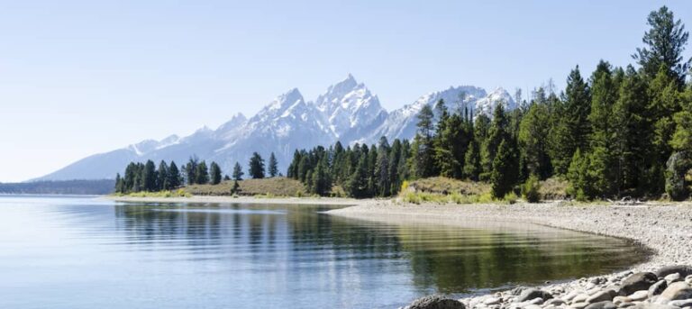 Leigh Lake is a great stop on a family-friendly trip to Grand Teton