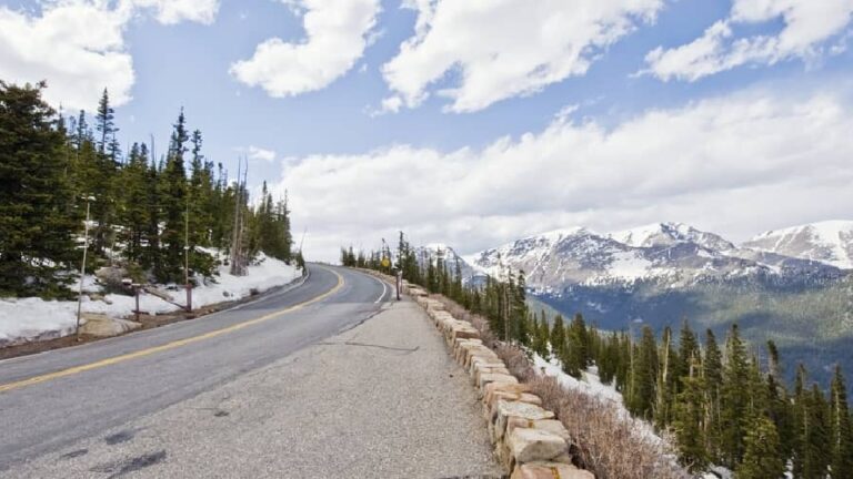 Trail Ridge Road is one of the most popular national park scenic drives, with amazing views of the Rocky Mountains