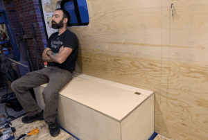 van builder inside van build thinking of van building mistakes