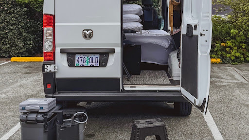 essentials in a camper van for Off-Grid camping.