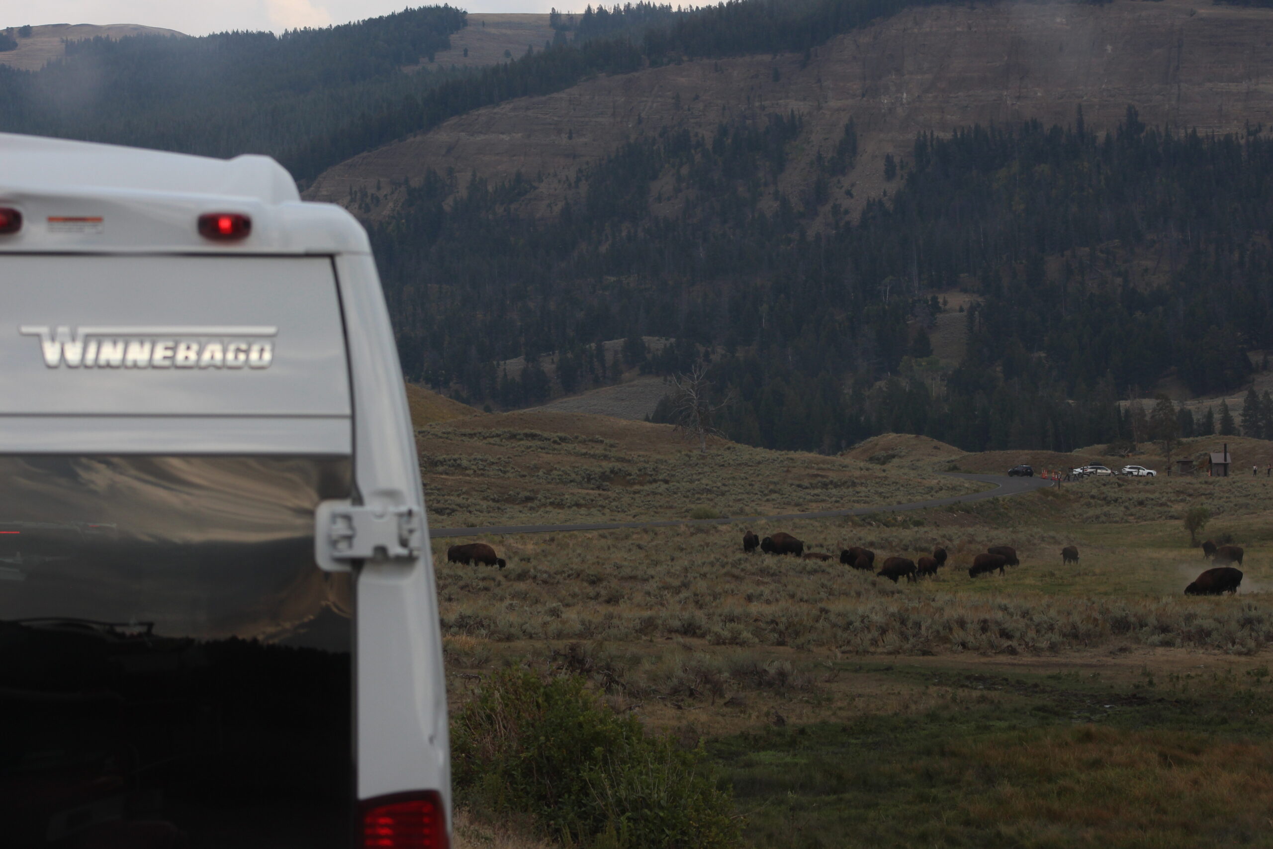 camper van at yosemite national park